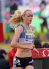 Eilish McColgan taking part in the 5000 metres at the Samsung Diamond League, Crystal Palace, London.